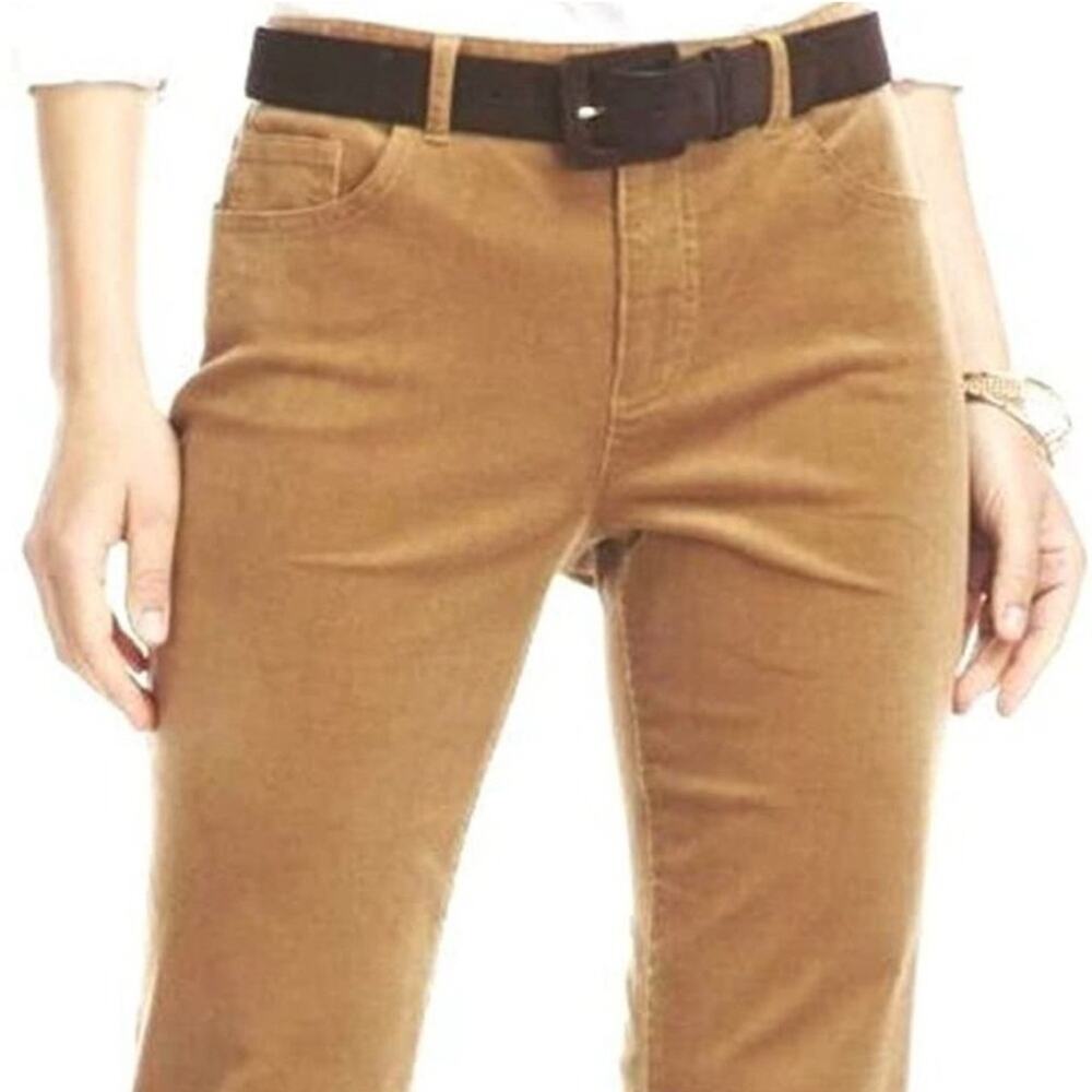 Chaps Denim corduroy high rise straight leg pants - Picture 3 of 9